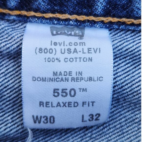 Levi Strauss And Co Jeans Mens 28x29 Straight Leg Relaxed Fit Med-Wash VTG Y2K - Picture 6 of 7